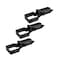 Nuvo Iron Legacy Collection Universal Brackets Powder Coated Black, for Straight line Installation, 3PK BU04RTXB - alternate 1